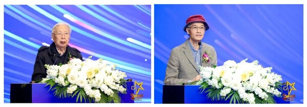 吴宏鑫院士（左）致开幕词，王飞跃研究员（右）致闭幕词