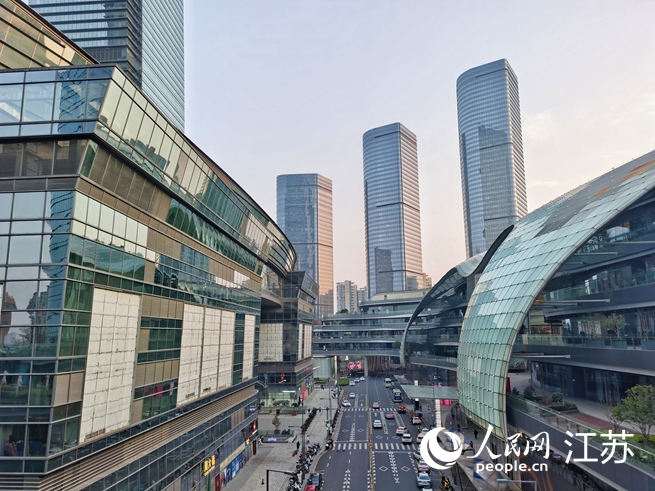 苏州工业园区一角。人民网记者王继亮摄